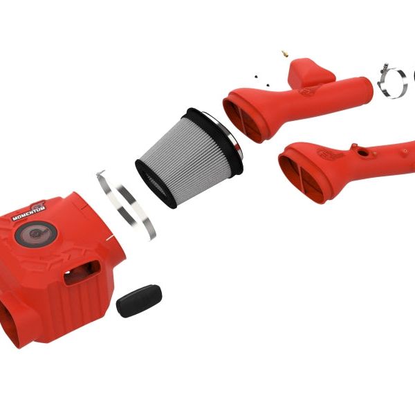 aFe 50-70095DR - AFE50-70095DR - aFe Momentum GT Red Edition Cold Air Intake System w/ Pro DRY S Filt Toyota FJ Cruiser 07-23 V6-4.0L - Shipped in Europe - Tuningsupply.com