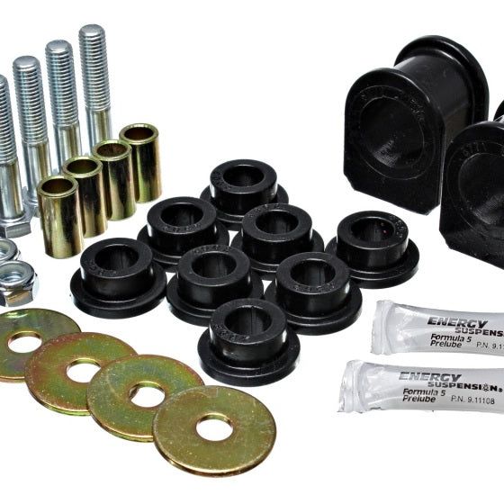 Energy Suspension 4.5191G - ENG4.5191G - Energy Suspension 05-07 Ford Mustang Black Rear Sway Bar Frame Bushings (Must Reuse All Metal Parts) - Shipped in Europe - Tuningsupply.com