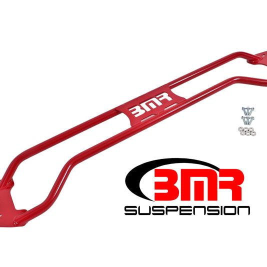 BMR Suspension STB019R - BMRSTB019R - BMR 16-17 6th Gen Camaro Front Twin Tube Design Strut Tower Brace - Red - Shipped in Europe - Tuningsupply.com