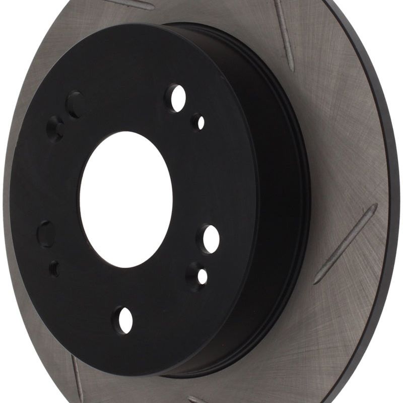 Stoptech 126.40040SL - STO126.40040SL - StopTech Power Slot Slotted 06-08 Honda Civic Si Rear Left Rotor - Shipped in Europe - Tuningsupply.com