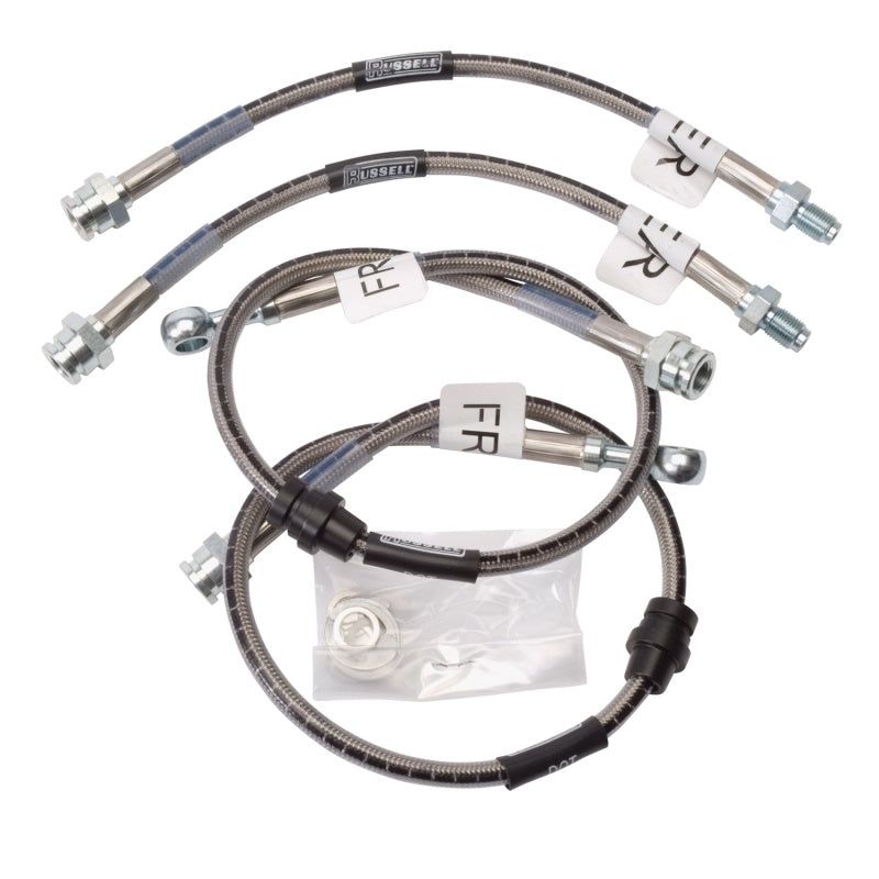Russell 686150 - RUS686150 - Russell Performance 95-99 Mitsubishi Eclipse 2WD & All Wheel Drive Brake Line Kit - Shipped in Europe - Tuningsupply.com