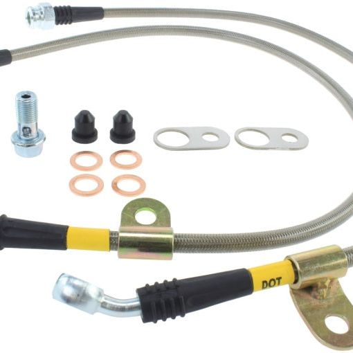 Stoptech 950.45007 - STO950.45007 - StopTech 06-15 Mazda Miata Stainless Steel Front Brake Line Kit for 4300 - Shipped in Europe - Tuningsupply.com