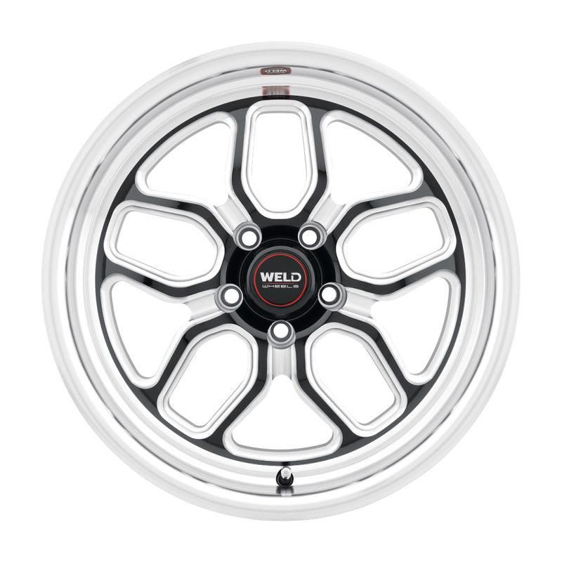 Weld S15270045P40 - WELS15270045P40 - Weld Racing 17x10 Laguna Drag 5x112 ET40 BS7.1 Gloss BLK MIL DIA 78.1 - Shipped in Europe - Tuningsupply.com