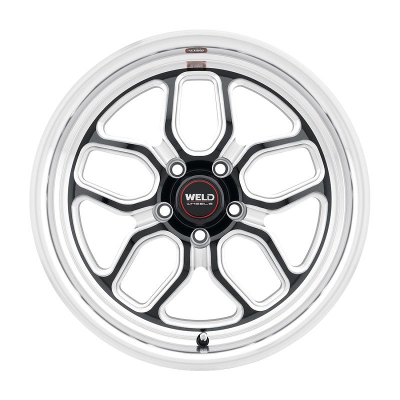 Weld S1527C067N21 - WELS1527C067N21 - Weld Racing 17x5 Laguna Drag 5x114.3 ET -21 BS2.15 Gloss BLK MIL DIA 78.1 - Shipped in Europe - Tuningsupply.com