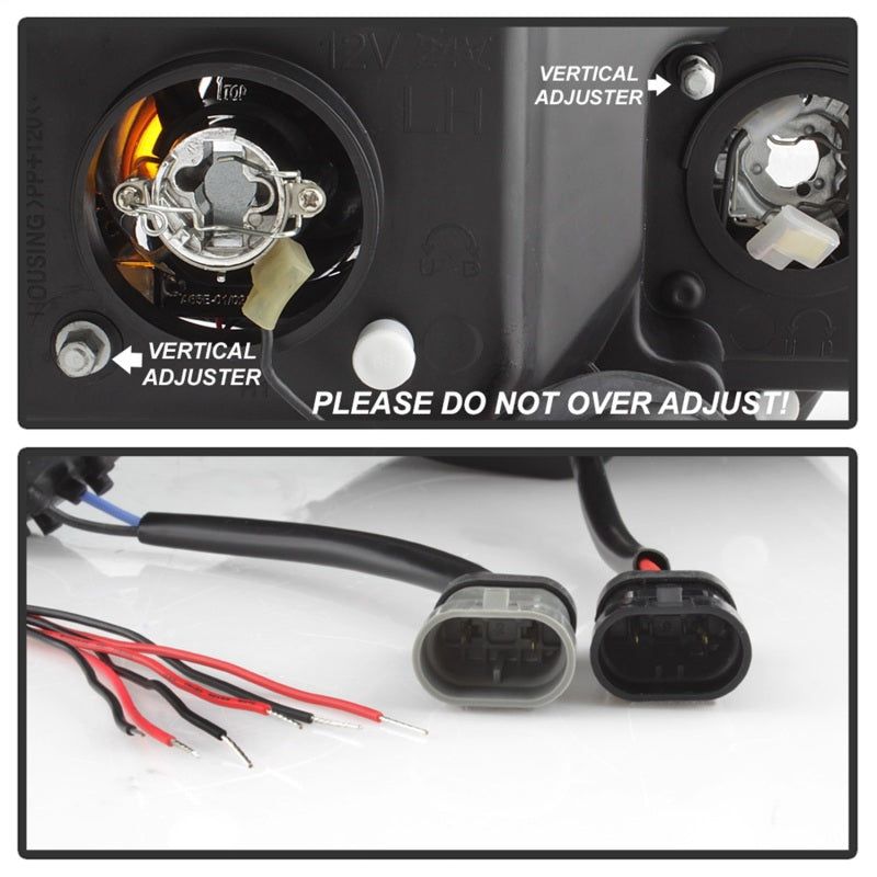 SPYDER 5010780 - SPY5010780 - Spyder Honda Civic 06-08 2Dr Projector Headlights LED Halo Black High H1 Low H1 PRO-YD-HC06-2D-HL-BK - Shipped in Europe - Tuningsupply.com