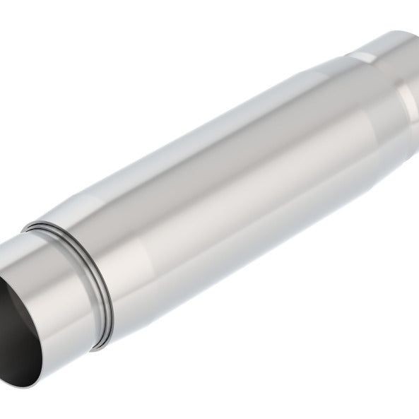 Borla 400939 - BOR400939 - Borla CrateMuffler Resonator Option 3in Center/Center 3.5in Round x 10in - Null Sound Center/Center - Shipped in Europe - Tuningsupply.com