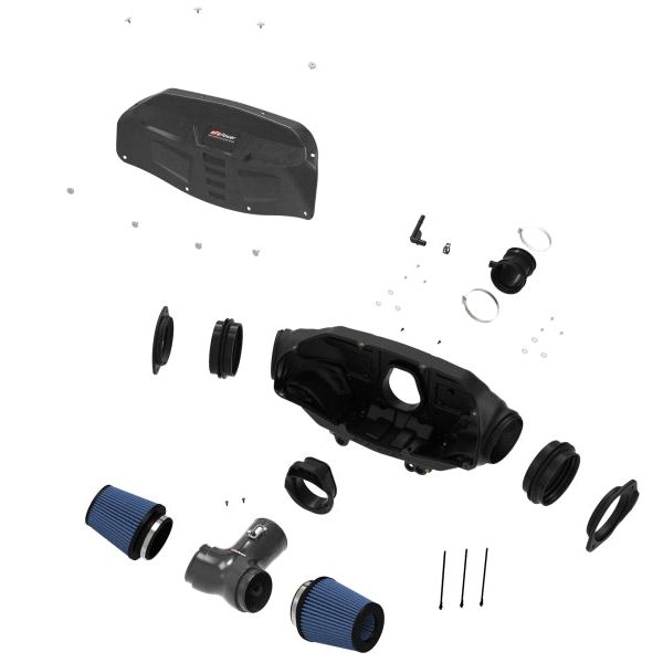 aFe 58-10007R - AFE58-10007R - aFe Black Series Carbon Fiber Pro 5R Air Intake System 2020 Chevrolet Corvette C8 V8 6.2L - Shipped in Europe - Tuningsupply.com