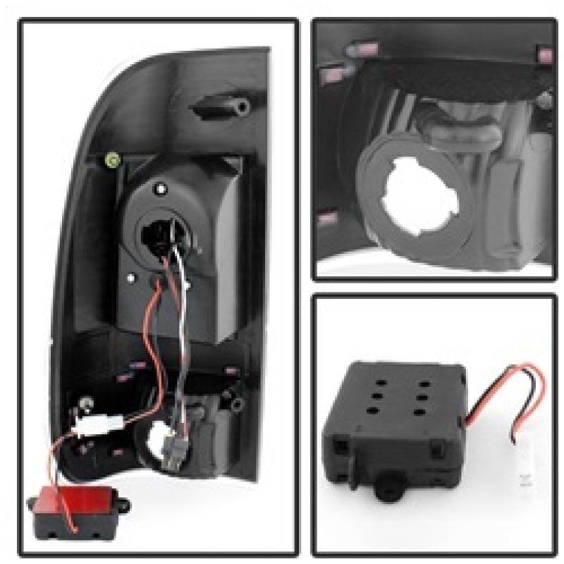 SPYDER 9027642 - SPY9027642 - xTune Ford F250/350/450/550 Super Duty 99-07 LED Tail Lights Black Smoke ALT-JH-FF15097-LED-BKSM - Shipped in Europe - Tuningsupply.com