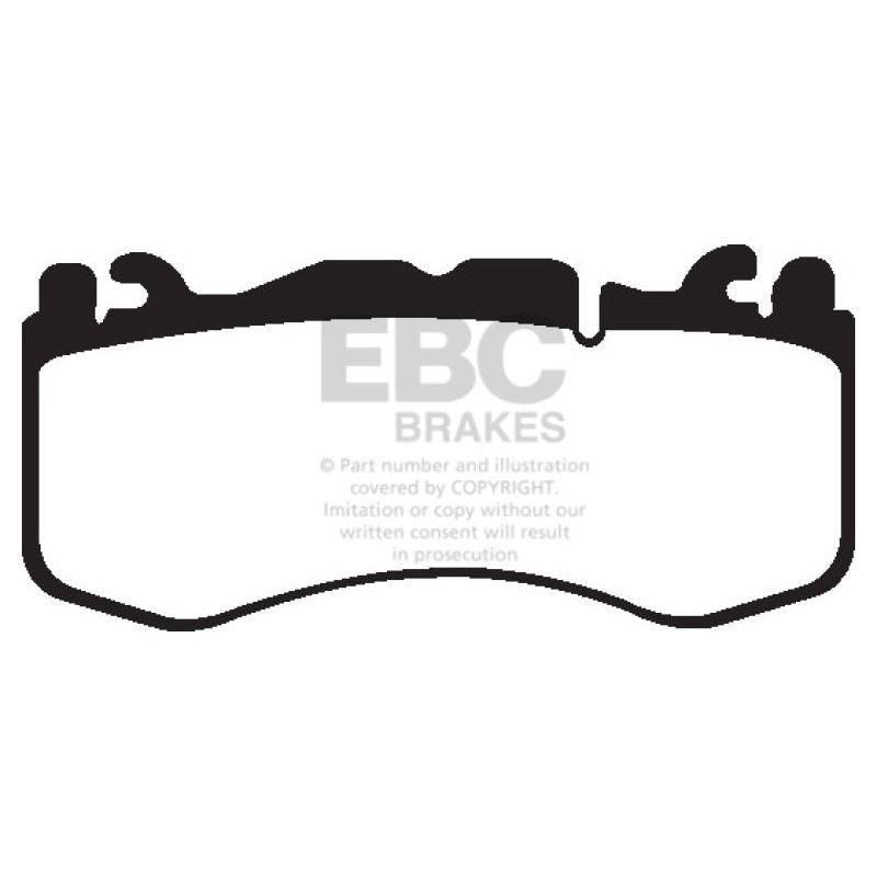 EBC DP42174R - EBCDP42174R - EBC 12+ Aston Martin Vantage 4.7 Yellowstuff Front Brake Pads - Shipped in Europe - Tuningsupply.com