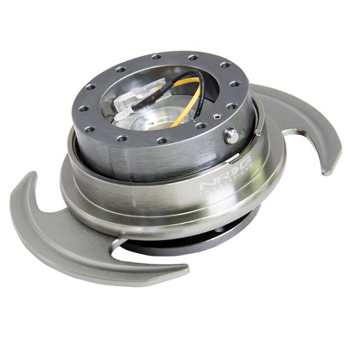 NRG SRK-650GM - NRGSRK-650GM - NRG Quick Release Kit Gen 3.0 - Gunmetal Body / Gunmetal Ring w/Handles - Shipped in Europe - Tuningsupply.com