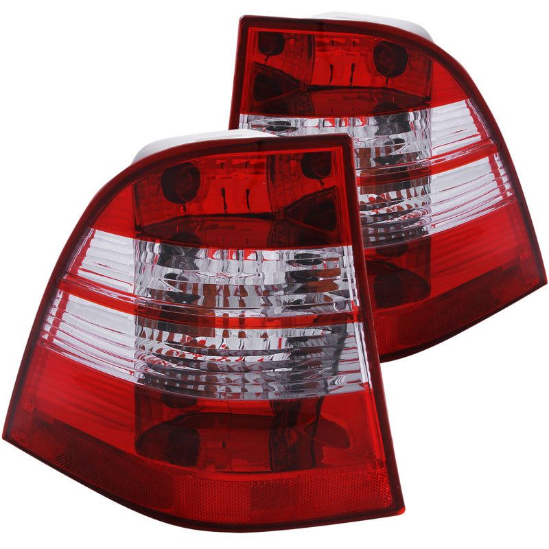 ANZO 221134 - ANZ221134 - ANZO 1998-2005 Mercedes Benz M Class W163 Taillights Chrome - Shipped in Europe - Tuningsupply.com