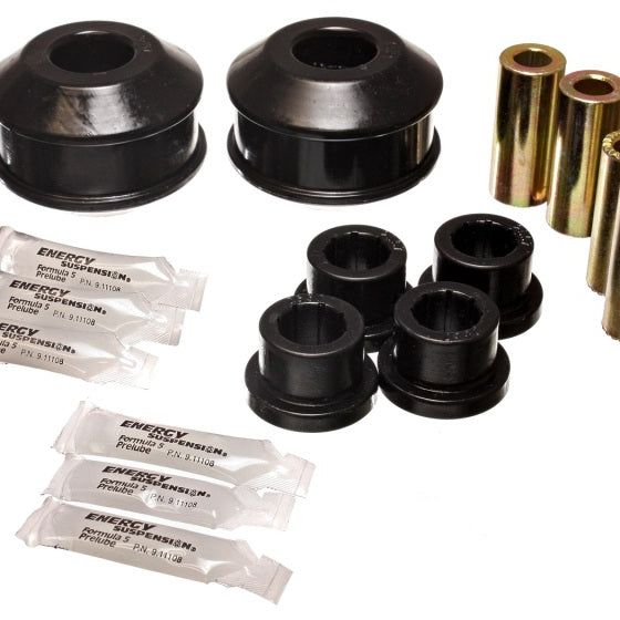 Energy Suspension 5.3133G - ENG5.3133G - Energy Suspension 03-05 Mitsubishi Lancer EVO 8 Black Front Control Arm Bushing Set - Shipped in Europe - Tuningsupply.com