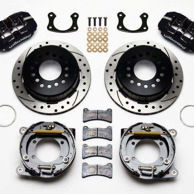 Wilwood 140-11389-D - WIL140-11389-D - Wilwood Dynapro Low-Profile 11.00in P-Brake Kit Drilled New Big Ford 2.50in Offset - Shipped in Europe - Tuningsupply.com