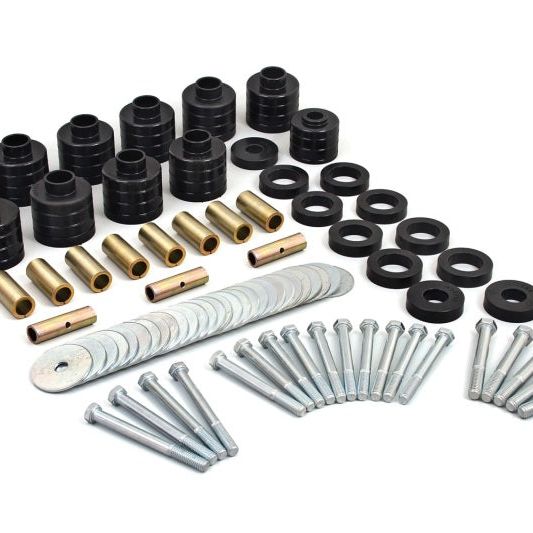 Daystar KJ04502BK - DAYKJ04502BK - Daystar 1980-1986 Jeep CJ5 - Body Lift Kit 1in (Replaces Factory Mounts/Incl. all Hardware) - Shipped in Europe - Tuningsupply.com