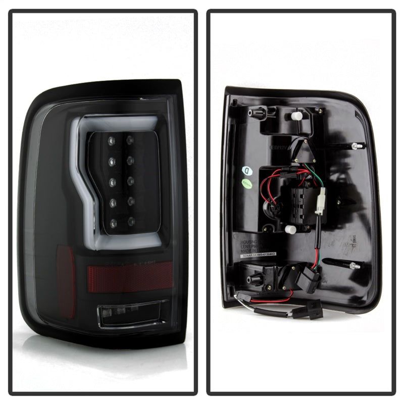 SPYDER 5084170 - SPY5084170 - Spyder 04-08 Ford F-150 Projector Tail Lights - Light Bar DRL LED - Black ALT-YD-FF15004V2-LBLED-BK - Shipped in Europe - Tuningsupply.com