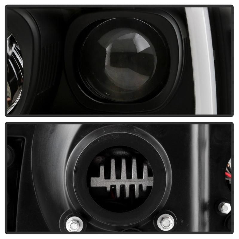 SPYDER 5088062 - SPY5088062 - Spyder Ford F-250 99-04/Excursion 00-04 1 Piece LED Headlights - Black PRO-YD-FF25099V2PL-BK - Shipped in Europe - Tuningsupply.com