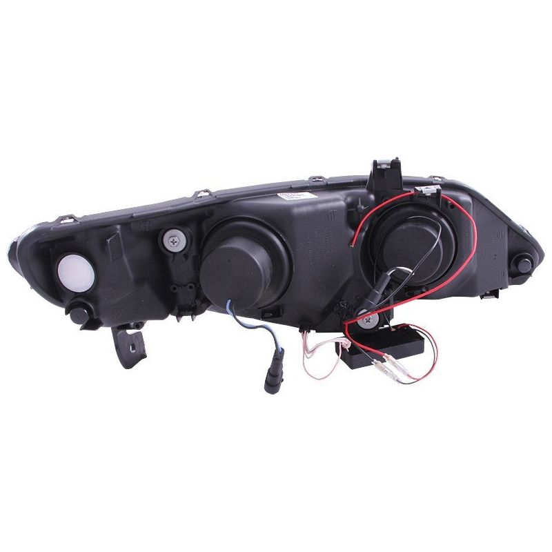 ANZO 121454 - ANZ121454 - ANZO 2006-2011 Honda Civic Projector Headlights w/ Halo Black (CCFL) - Shipped in Europe - Tuningsupply.com