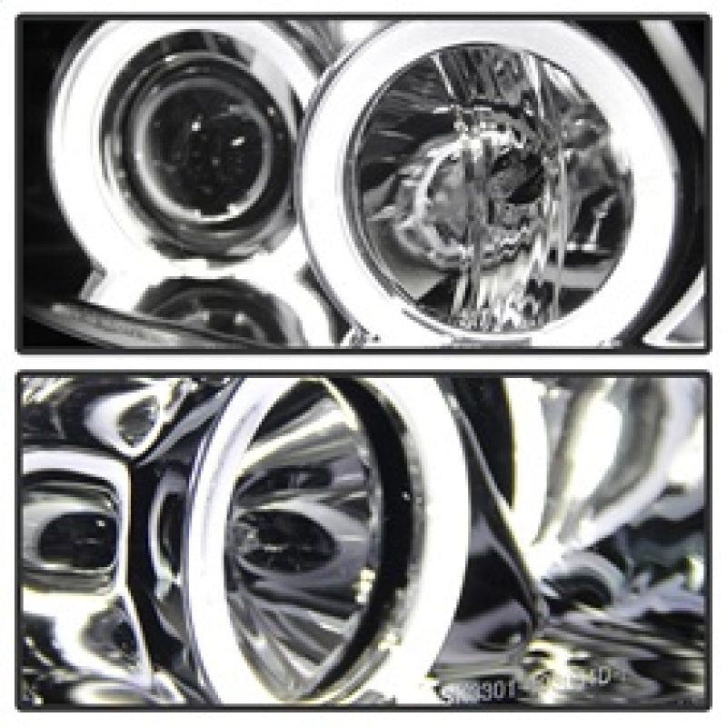 SPYDER 5009029 - SPY5009029 - Spyder BMW E90 3-Series 06-08 (4 dr) Proj LED Halo Amber Reflctr Rplc Bulb Smke PRO-YD-BMWE9005-AM-S - Shipped in Europe - Tuningsupply.com