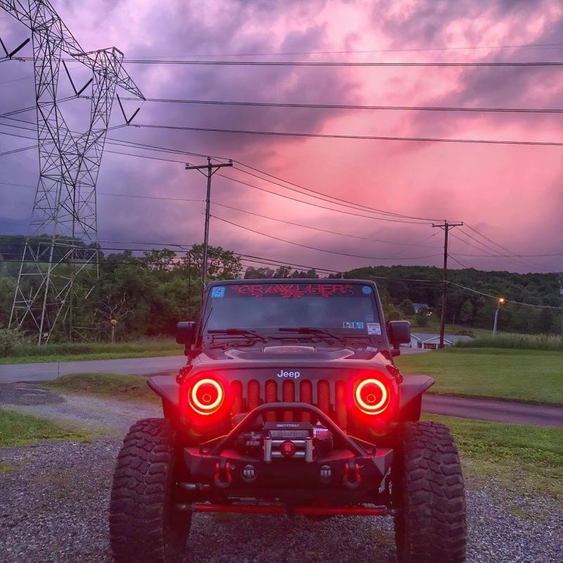 ORACLE Lighting 5769-334 - ORL5769-334 - Oracle 7in High Powered LED Headlights - Black Bezel - ColorSHIFT No Controller - Shipped in Europe - Tuningsupply.com