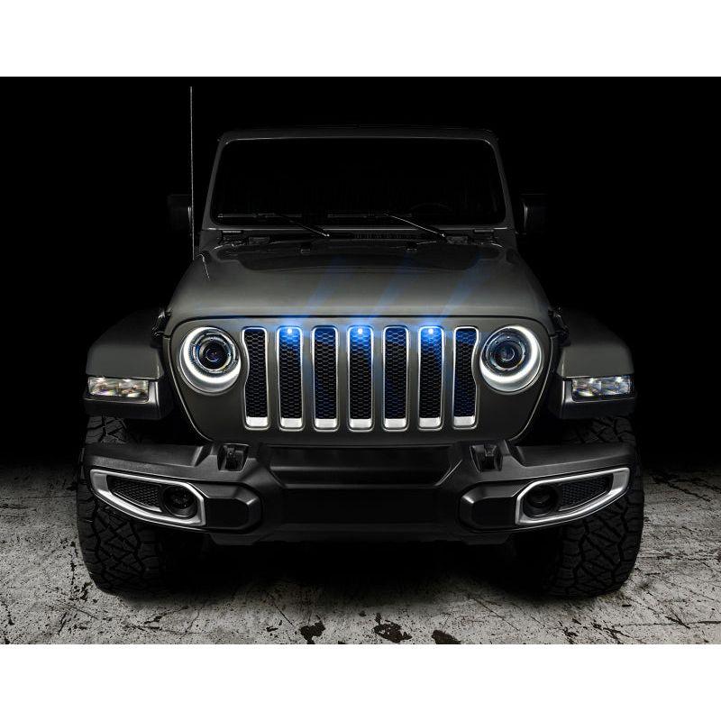 ORACLE Lighting 5870-002 - ORL5870-002 - Oracle Pre-Runner Style LED Grille Kit for Jeep Wrangler JL - Blue - Shipped in Europe - Tuningsupply.com