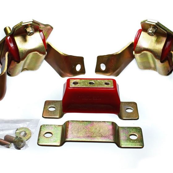 Energy Suspension 4.1124R - ENG4.1124R - Energy Suspension 84-95 Ford Mustang 5.0 (302c.i.) V8 Red Motor & Transmission Mount Set - Shipped in Europe - Tuningsupply.com