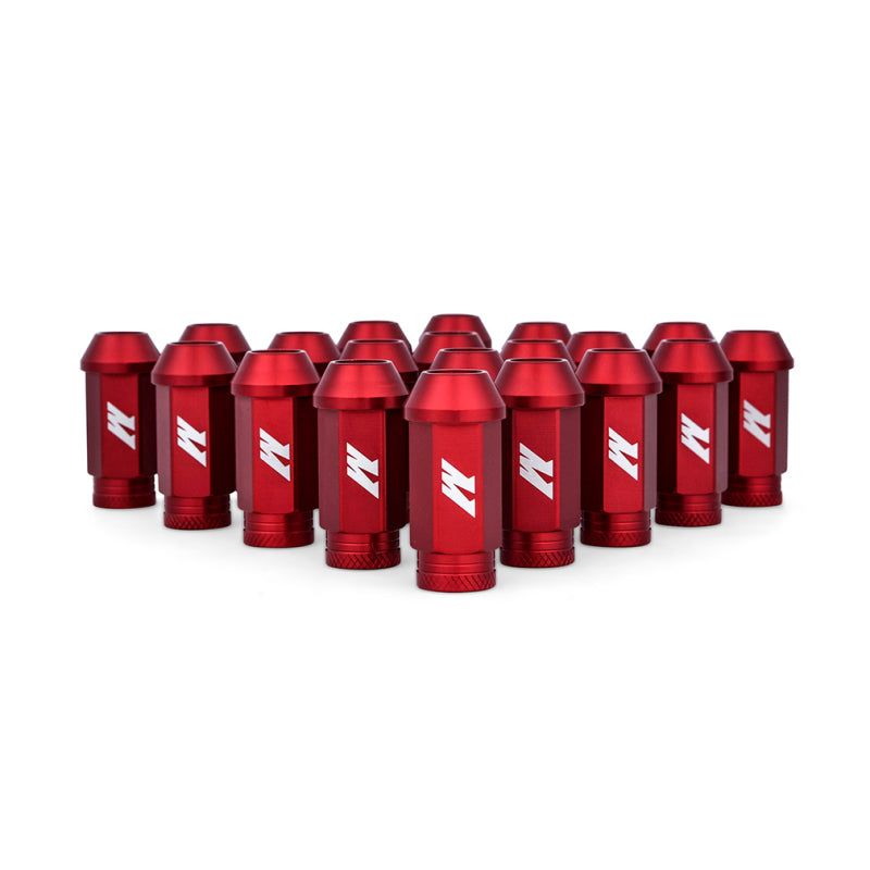 Mishimoto MMLG-125-20LRD - MISMMLG-125-20LRD - Mishimoto Aluminum Locking Lug Nuts M12x1.25 20pc Set Red - Shipped in Europe - Tuningsupply.com