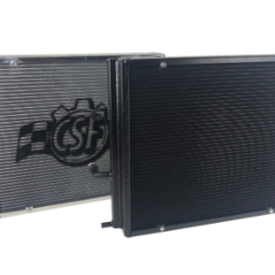 CSF 8131B - CSF8131B - CSF BMW B58/B48 Front Mount Triple-Pass Heat Exchanger w/Rock Guard - Black - Shipped in Europe - Tuningsupply.com