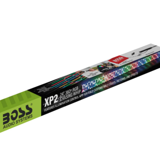 Boss Audio XP2 - BSAXP2 - Boss Audio Systems 24in IP67 ATV Whip - Shipped in Europe - Tuningsupply.com