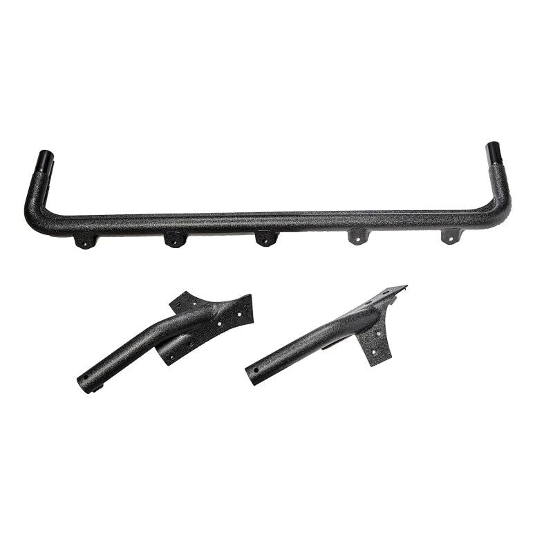 Rugged Ridge 11232.21 - RUG11232.21 - Rugged Ridge 07-18 Jeep Wrangler JK Textured Black Windshield Mount Light Bar - Shipped in Europe - Tuningsupply.com
