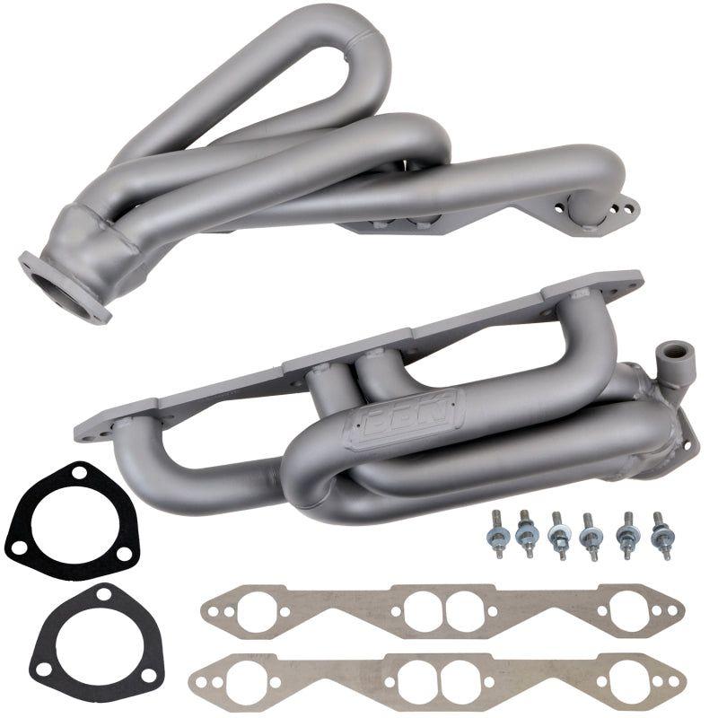 BBK 4007 - BBK4007 - BBK 96-98 GM Truck SUV 5.0 5.7 Shorty Tuned Length Exhaust Headers - 1-5/8 Titanium Ceramic - Shipped in Europe - Tuningsupply.com