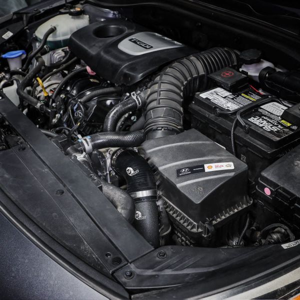 aFe 46-20639-B - AFE46-20639-B - aFe BladeRunner 2-1/2 IN Aluminum Cold Charge Pipe Black 17-20 Hyundai Elantra GT L4-1.6L (t) - Shipped in Europe - Tuningsupply.com