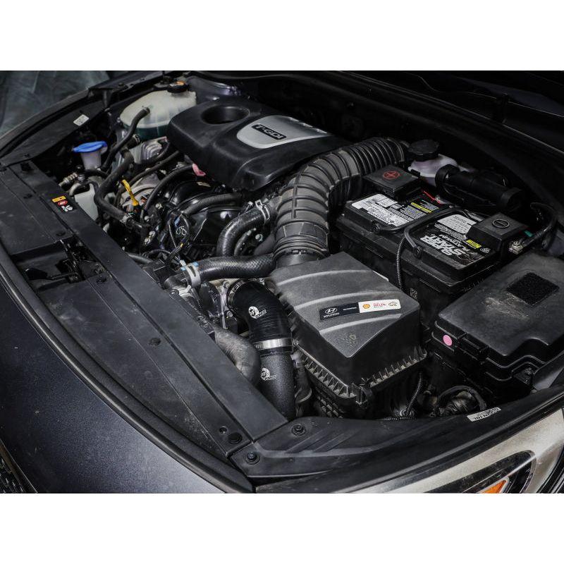 aFe 46-20634-B - AFE46-20634-B - aFe BladeRunner Aluminum Hot and Cold Charge Pipe Kit Black 17-20 Hyundai Elantra GT L4-1.6L (t) - Shipped in Europe - Tuningsupply.com