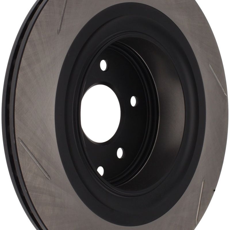 Stoptech 126.42101SL - STO126.42101SL - StopTech Power Slot Nissan 370z / Infiniti G37 SportStop Slotted Rear Left Rotor - Shipped in Europe - Tuningsupply.com