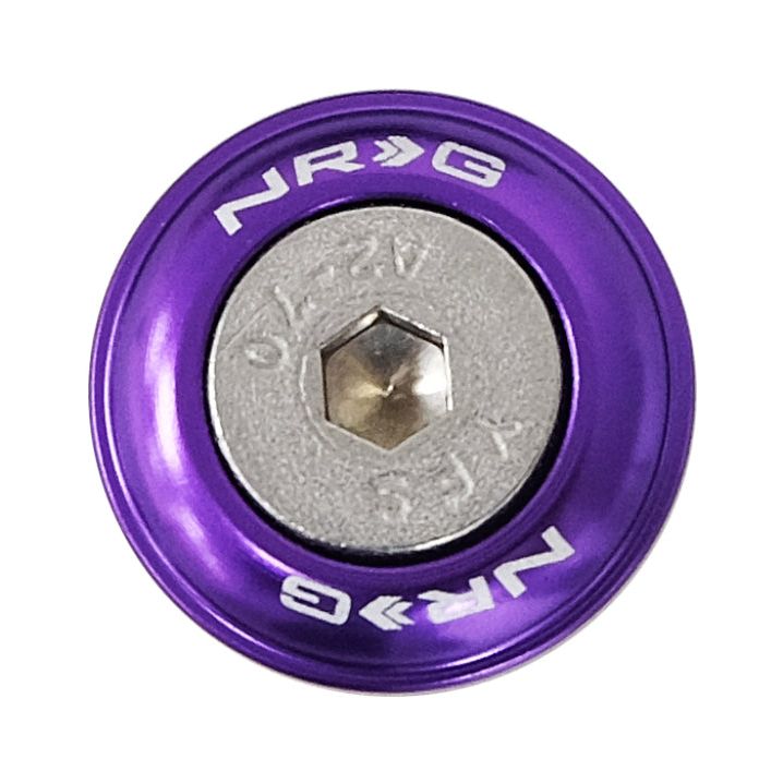 NRG FW-100PP - NRGFW-100PP - NRG Fender Washer Kit w/Rivets For Plastic (Purple) - Set of 10 - Shipped in Europe - Tuningsupply.com