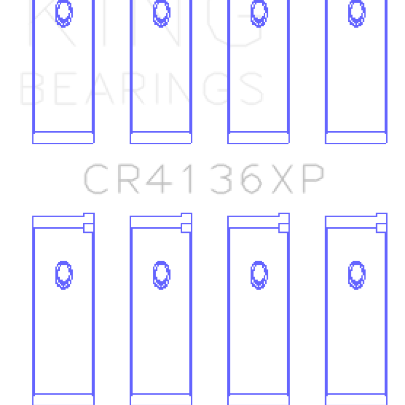 King Engine Bearings GCR4136XP - KINGCR4136XP - King Engine Bearings Nissan SR20DE/DET RWD (2.0L) Performance Rod Bearing Set - Size STD - Shipped in Europe - Tuningsupply.com