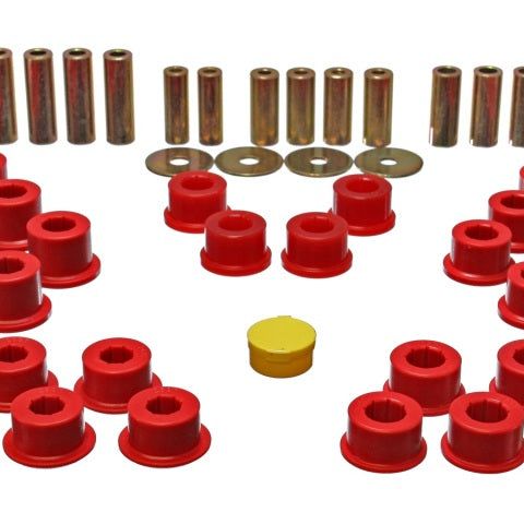Energy Suspension 11.3106R - ENG11.3106R - Energy Suspension 90-97 Mazda Miata Red Rear Control Arm Bushing Set - Shipped in Europe - Tuningsupply.com