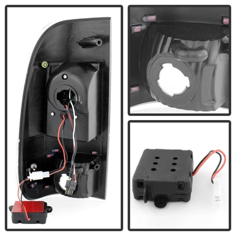 SPYDER 9027642 - SPY9027642 - xTune Ford F250/350/450/550 Super Duty 99-07 LED Tail Lights Black Smoke ALT-JH-FF15097-LED-BKSM - Shipped in Europe - Tuningsupply.com