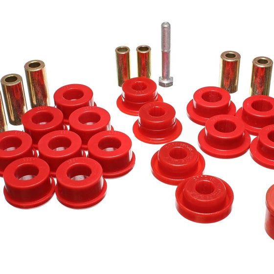 Energy Suspension 2.3108R - ENG2.3108R - Energy Suspension Control Arm Bushings - Front - Red - Shipped in Europe - Tuningsupply.com