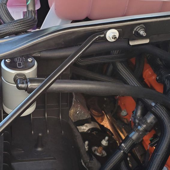 J&L 3071P-C - JLT3071P-C - J&L 2021-2024 Ram TRX 6.2L Supercharged Passenger Side Oil Separator 3.0 - Clear Anodized - Shipped in Europe - Tuningsupply.com