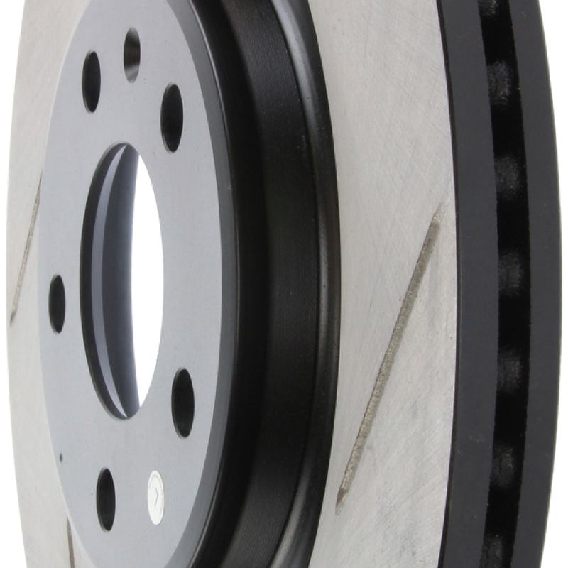 Stoptech 126.33137SL - STO126.33137SL - StopTech Power Slot 12-13 Audi A6 Quattro/11-12 A7 Quattro / 10-13 S4 Rear Left Slotted Rotor - Shipped in Europe - Tuningsupply.com