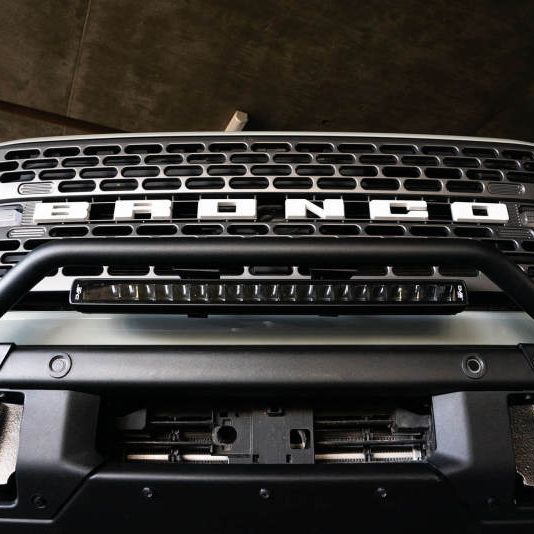 DV8 Offroad LBBR-06 - DVELBBR-06 - DV8 Offroad 2021-2022 Ford Bronco (Not For Factory Plastic Bumper) Factory Bumper Bull Bar - Black - Shipped in Europe - Tuningsupply.com