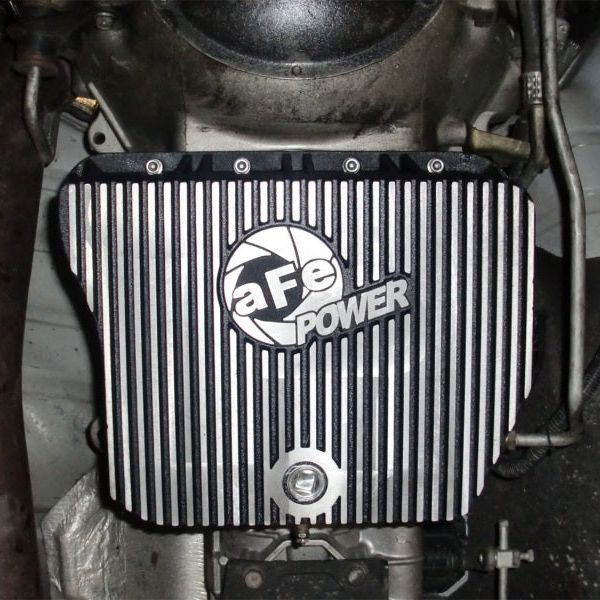 aFe 46-70052 - AFE46-70052 - aFe Power Cover Trans Pan Machined COV Trans Pan Dodge Diesel Trucks 94-07 L6-5.9L (td) Machined - Shipped in Europe - Tuningsupply.com