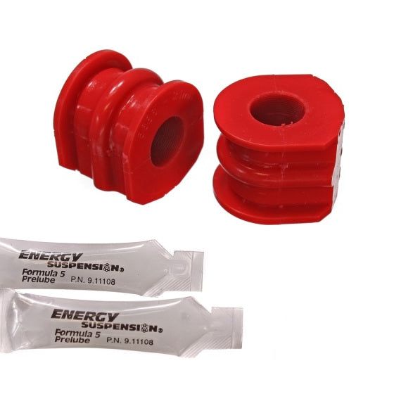 Energy Suspension 7.5127R - ENG7.5127R - Energy Suspension 03-07 Infiniti G-35 Coupe RWD / 02-09 350Z Red 21mm Rear Sway Bar Frame Bushings - Shipped in Europe - Tuningsupply.com