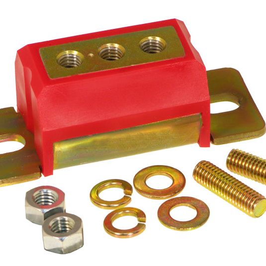 Prothane 7-1604 - PRO7-1604 - Prothane Jeep Trans Mount (1 or 2 Bolt Style) - Red - Shipped in Europe - Tuningsupply.com