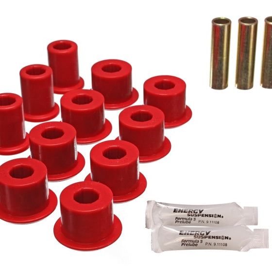 Energy Suspension 8.2108R - ENG8.2108R - Energy Suspension 95-97 Toyota Tacoma / 89 4Runner / 89-95 Pick Up Red Rear Leaf Spring Shackle Bush - Shipped in Europe - Tuningsupply.com