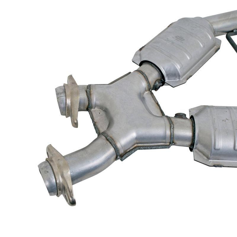 BBK 1666 - BBK1666 - BBK 96-98 Mustang 4.6 GT High Flow X Pipe With Catalytic Converters - 2-1/2 - Shipped in Europe - Tuningsupply.com