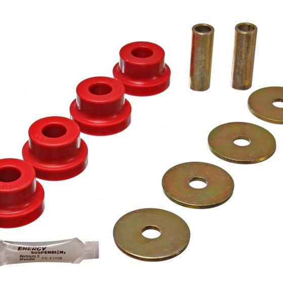 Energy Suspension 7.1102R - ENG7.1102R - Energy Suspension 70-78 Nissan 240Z/260Z/280Z Red Differential Carrier (Mustache Bar) Bushings - Shipped in Europe - Tuningsupply.com