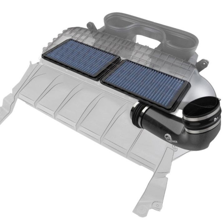 aFe 55-10014RC - AFE55-10014RC - aFe Super Stock Carbon Fiber Pro 5R Induction System 2021 RAM 1500 TRX V8-6.2L SC - Shipped in Europe - Tuningsupply.com