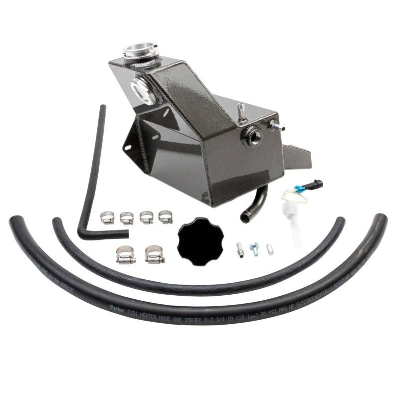 Wehrli WCF100628-GB - WCFWCF100628-GB - Wehrli 13-18 Dodge 6.7L Cummins OEM Placement Coolant Tank Kit - Gloss Black - Shipped in Europe - Tuningsupply.com