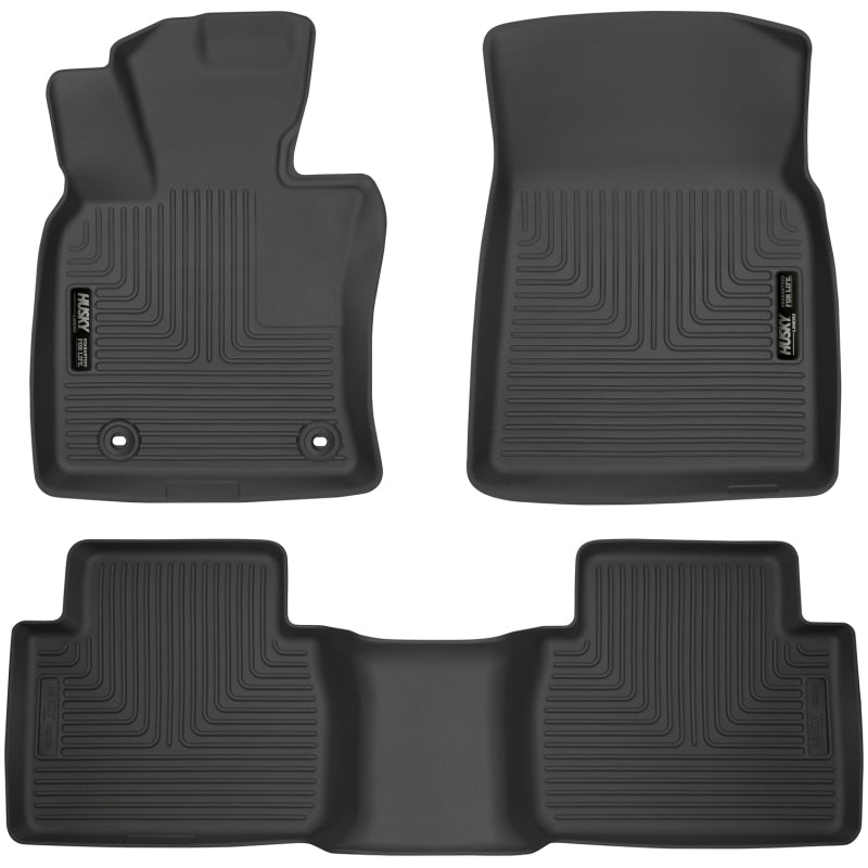 Husky Liners 95731 - HSL95731 - Husky Liners 2018 Toyota Camry Weatherbeater Black Front & 2nd Seat Floor Liners - Shipped in Europe - Tuningsupply.com